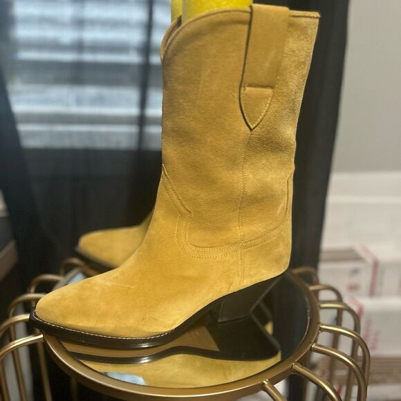 Isabel Marant Dahope Suede Western 50mm boots NEW - Picture 6 of 6